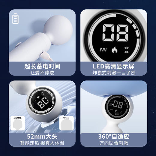 谜姬 太空之旅 AV棒震动棒吮吸神器振动棒女性自慰高潮全自动解压刺激秒潮 商品图3