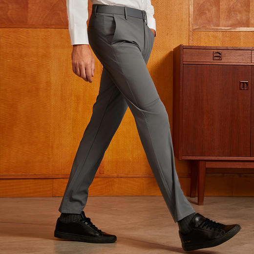 【四面弹】MD名盾男士休闲裤夏季新品商务修身弹力冰感直筒长裤 商品图0