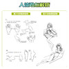 漫画新手村 萌少女初学到进阶100例 动漫绘画教程书漫画人物绘画美少女人物绘制技法角色设定临摹画册漫画手绘本 商品缩略图2