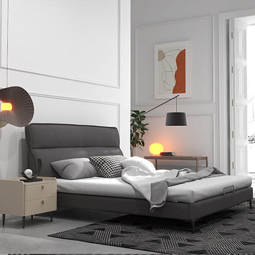 顾家家居整装 现代极简 皮艺软床 KZ.B1011PQ1家系·悸动 商品图2