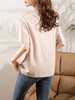 夏季新款，短袖T恤女宽松心形印花拼接显瘦洋气上衣KQL-B11N1657 商品缩略图2