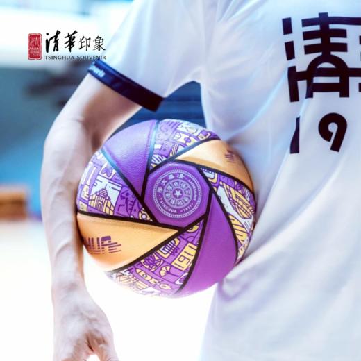 清华文创7#撞色插画款训练篮球 商品图5