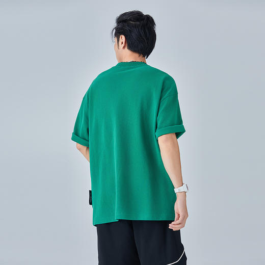 【断码清仓】HX 春秋季圆领中袖T恤宽松Z102330010101/02 商品图1