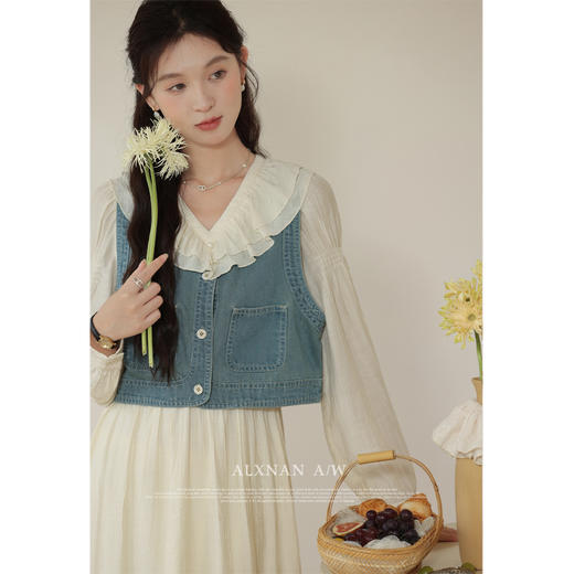 鹿向南《疯狂心动》浪漫甜美女连衣裙 商品图2