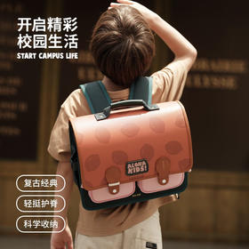 【1-3年级】茁伊·zoyzoii小学生复古横版书包SB