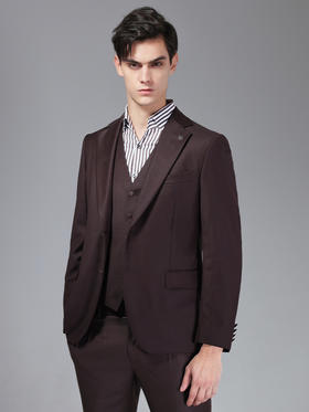 callisto深砖棕全绵羊毛西服西裤可选 ASBWJ061C BR