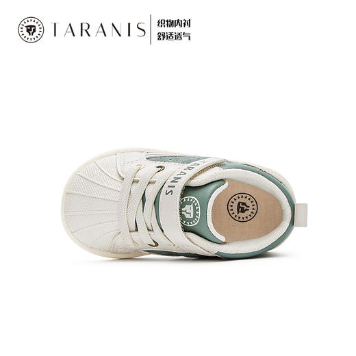 泰兰尼斯秋季婴童段经典贝壳头包头防踢激光冲孔透气宝宝学步鞋T01B2C2306 商品图5