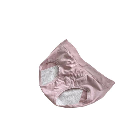 【安心超舒适！石墨烯女士内裤】新品裸感安睡生理内裤 月经期姨妈防漏 中腰大码石墨烯纯棉档女盒装内裤 商品图4