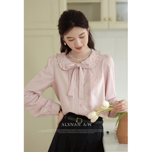 鹿向南《焦糖奶茶》少女气质百褶裙甜美运动百搭半身裙女LXN31021 商品图1