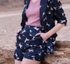 【M1】臣禾印花图案西装短裤K212060103 商品缩略图0
