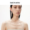 lost in echo设计师品牌气质轻奢高级感双流苏三层流线项链锁骨链 商品缩略图0