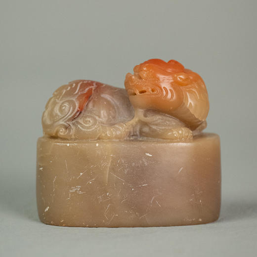 清 芙蓉石兽钮印章 商品图0