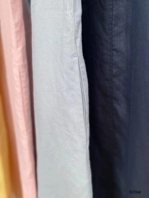 女麻连衣裙8209 商品图8