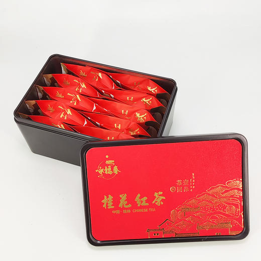 咏福春一品茶园桂花红茶绿茶100g  山水缘 商品图5