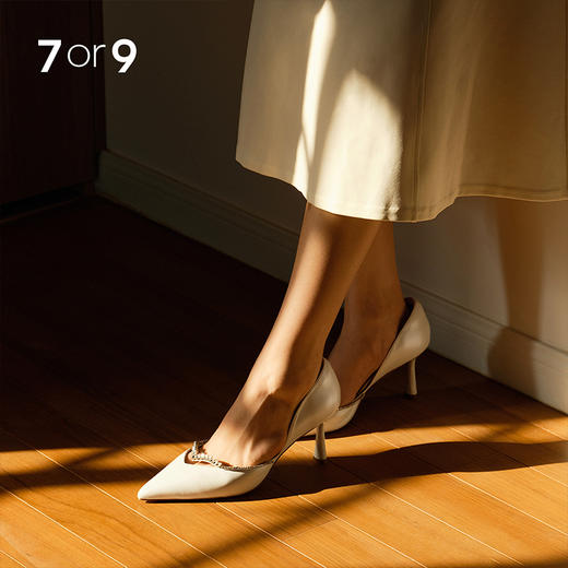 7or9婚鞋—空气棉高跟鞋初雪/霞光 商品图1