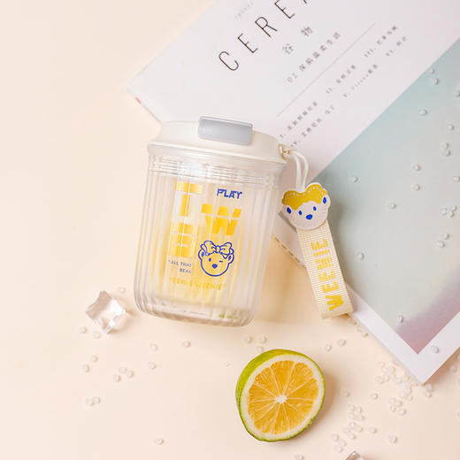 TeenieWeenie梦幻假日咖啡杯子高颜值新款便携塑料tritan随行夏季水杯 商品图3