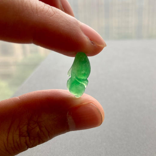 冰种阳绿翡翠金鱼金玉满堂 商品图6