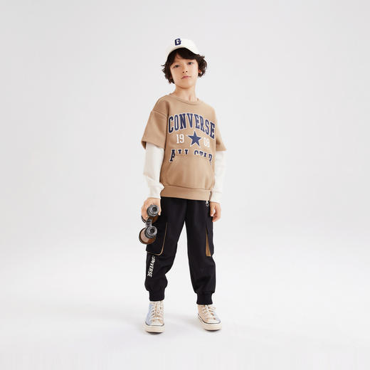 CONVERSE 匡威 秋 大童小童 儿童童装长裤 CNVB-WP-F144 商品图4