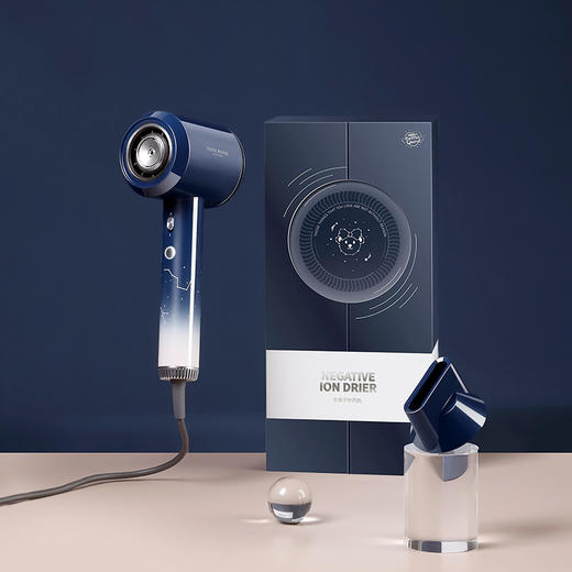 TeenieWeenie高速负离子电吹风机大风力护发星空礼盒风筒 商品图0