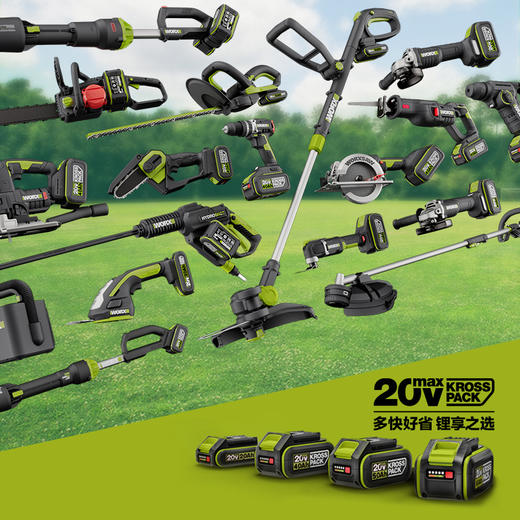 威克士锂电锯WD331家用小型手持果树修枝庭院园艺伐木充电式电锯 商品图2