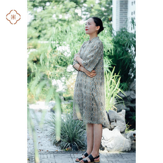 米马设计 人间有味是清欢 日常穿的宽松旗袍裙 商品图3