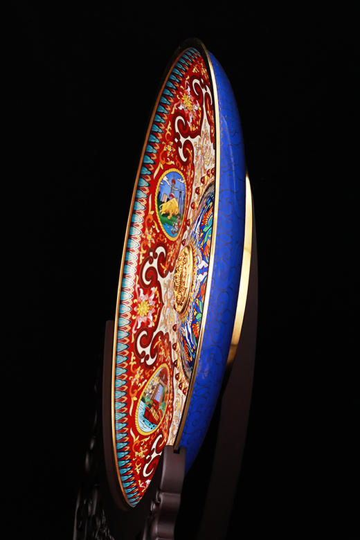 《世纪华章》景泰蓝大盘 商品图1