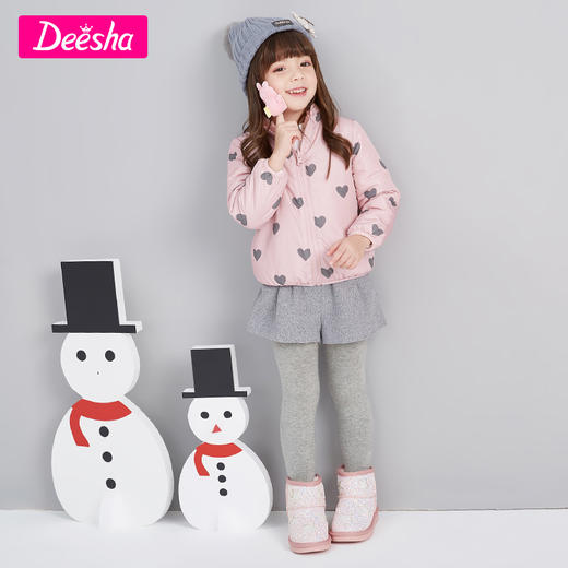 笛莎秋冬季新款保暖双面穿羊羔绒上衣 商品图2