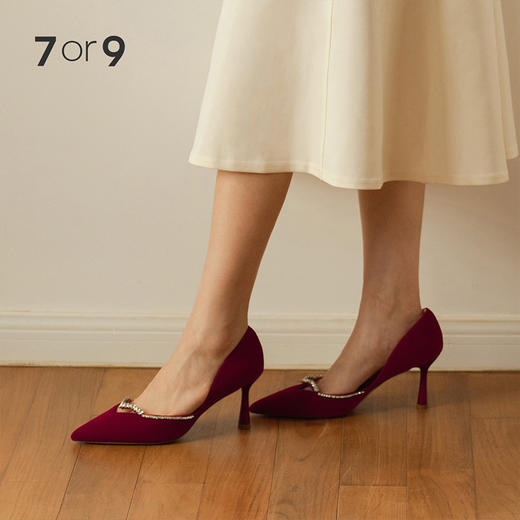 7or9婚鞋 - 空气棉高跟鞋霞光 商品图1