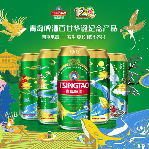 【全国仓】青岛啤酒 经典1903 10度500ml*18听 商品图6