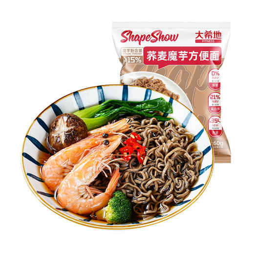 DT大希地shapeshow形秀荞麦魔芋方便面60g*20 商品图5