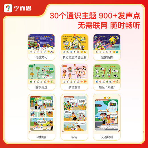 【学而思英语启蒙发声书】《Singing A-Z 欢唱童谣》+《Talking A-Z 情景表达》；0基础英语启蒙，衔接英语分级阅读的童谣&表达启蒙书 商品图6