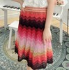 【亏本不退换】ML臣禾渐变彩红半身裙9003920315 商品缩略图1