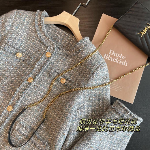 早秋款小香风粗纺外套 商品图3