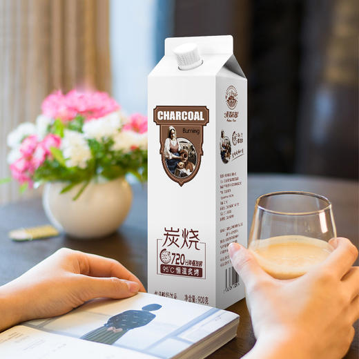 美森庄园炭烧酸奶饮品900克*12盒 商品图0