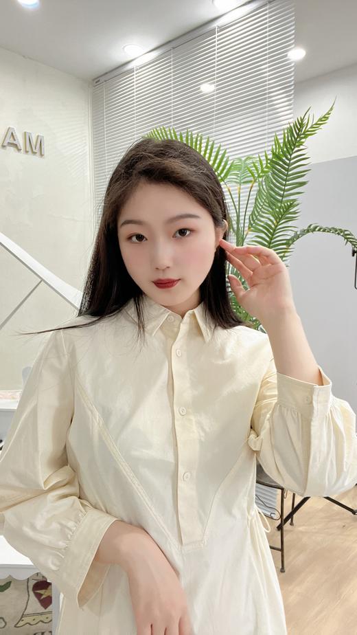 S1臣禾衬衣领连衣裙K221026402【奥莱】 商品图1