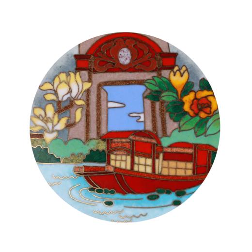 《世纪华章》景泰蓝大盘 商品图5