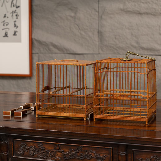 二十世纪 竹制鸟笼 商品图3