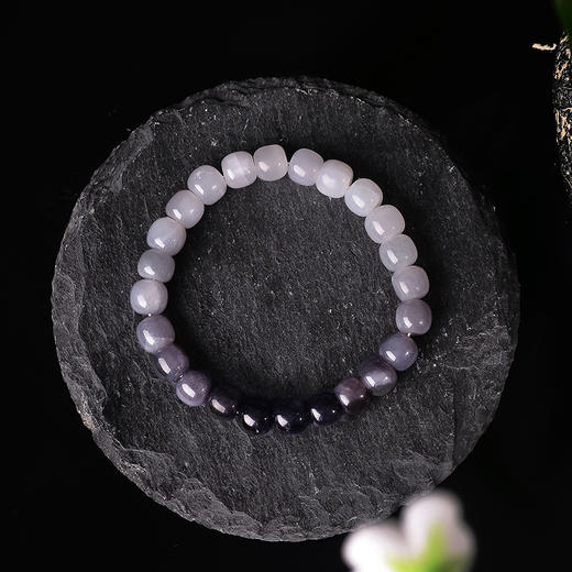 精选温润老熟的和田玉冰底烟紫玉料首饰系列 商品图8