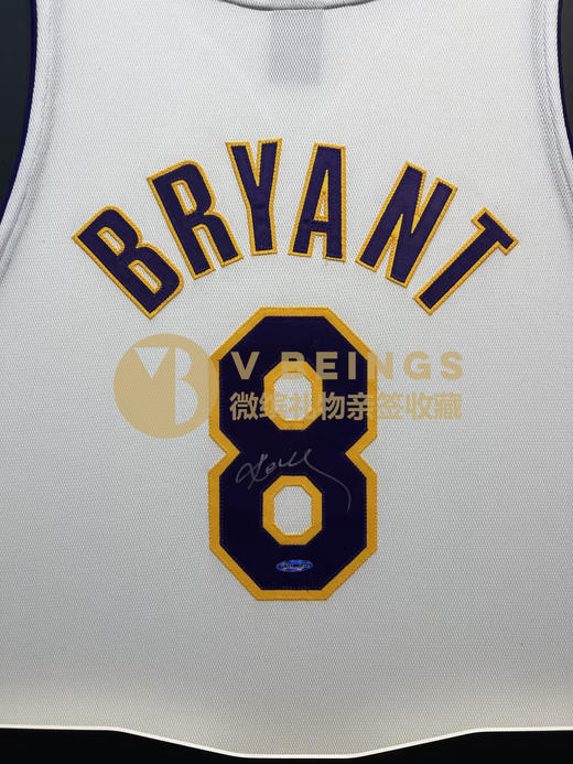 收藏系列 科比 湖人队8号白色 亲笔签名球衣 商品图2