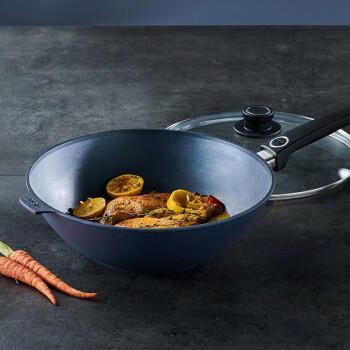 WOLL德国制造不粘炒锅钻石系列32cm进口炒锅大口径少油烟家用炒菜锅 商品图2