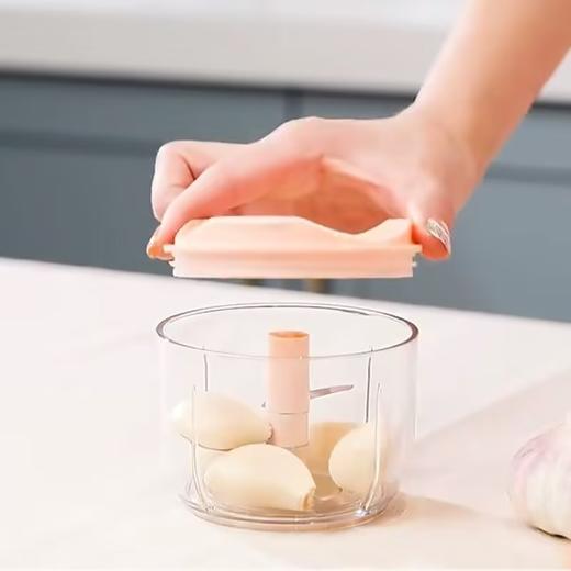 幸福妈咪迷你电动便携式厨房料理机儿童辅食机绞肉机（蓝白色） 商品图3