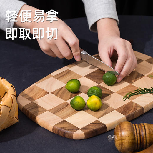 泰国进口LC LIVING相思木切菜板无漆无蜡粘板家用切水果砧板厨房案板 商品图2