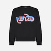 KENZO 高田贤三 男士徽标印花棉质长袖卫衣 黑色 FD65 SW072 4MG 99J 商品缩略图0