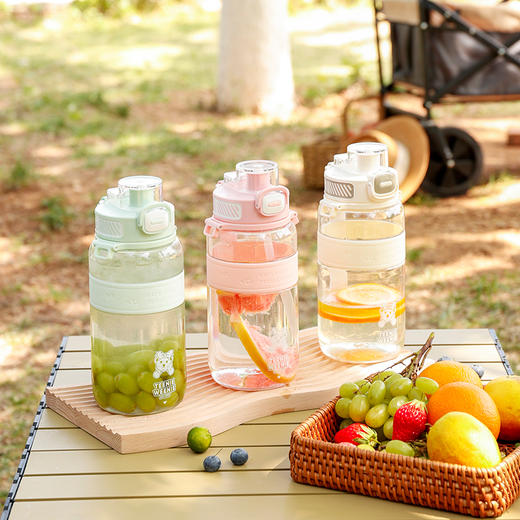 TeenieWeenie城市生活运动水杯大容量吨桶吨tritan便携运动水壶吸管杯 商品图0