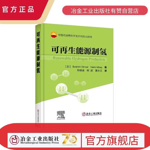 可再生能源制氢/（加）伊布拉希·丁瑟（Ibrahim Dincer）,(加)哈里斯·伊沙克（Haris Ishaq）著；郑德温，熊波，夏永江译. 商品图0