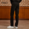 MD名盾男士弹力牛仔裤秋冬厚款亲肤纯棉修身中腰直筒时尚休闲长裤 商品缩略图4