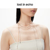 lost in echo设计师品牌气质轻奢高级感双流苏三层流线项链锁骨链 商品缩略图3