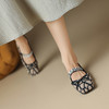 个性百搭，镶钻蝴蝶结平底单鞋NJMK-K670 商品缩略图1