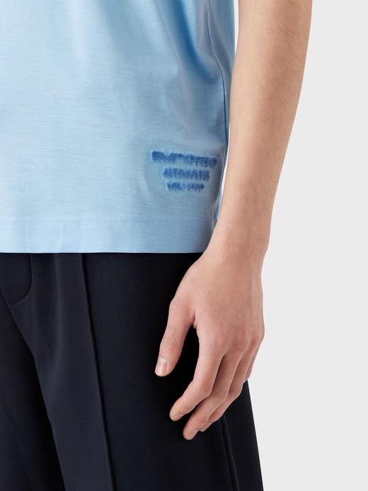 Sao得嘞～23夏季新款阿玛尼简约植绒老头衫正品保真 商品图11