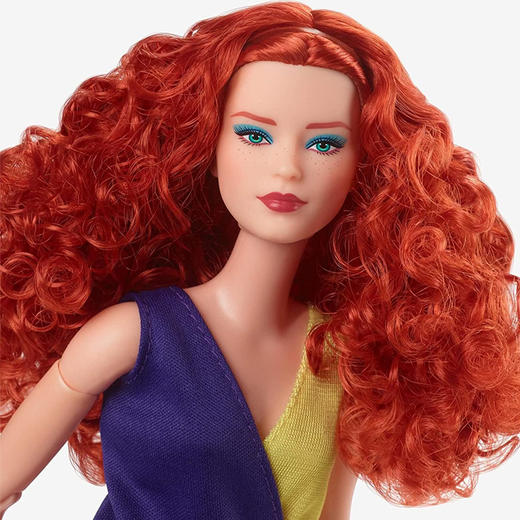 芭比娃娃HJW80芭比色彩典藏系列之红发潮流 商品图3